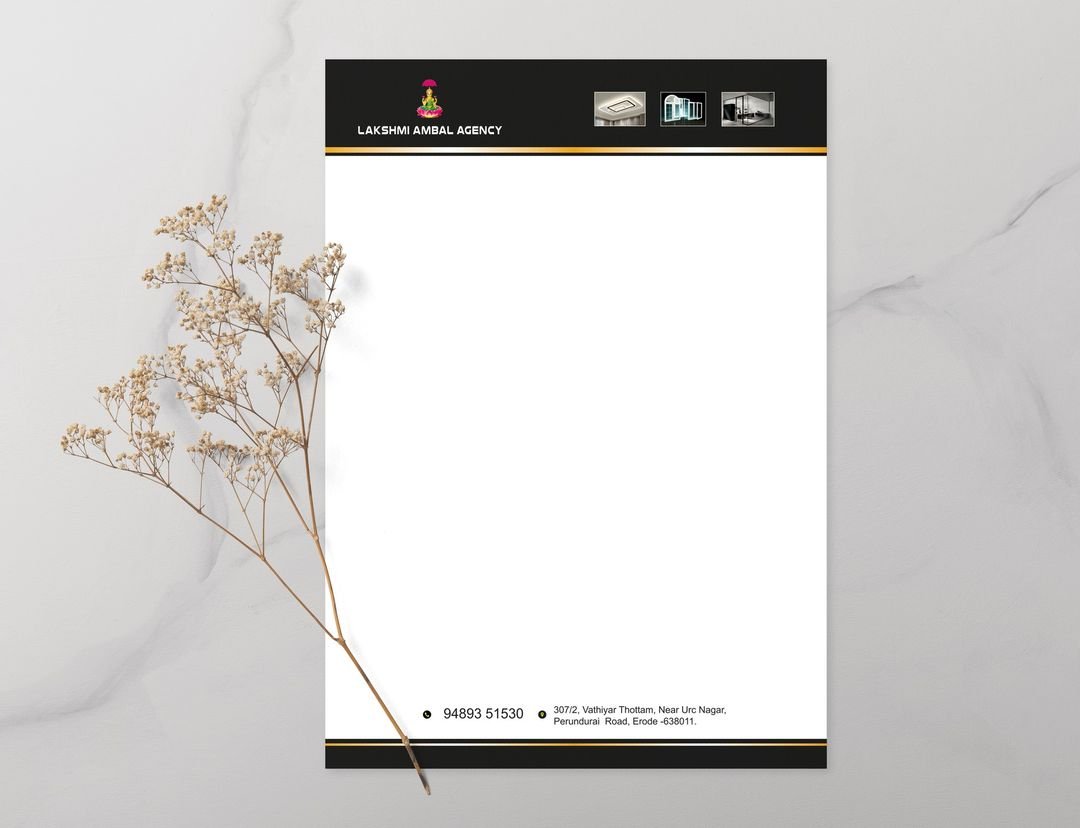 Letter Pad Design​