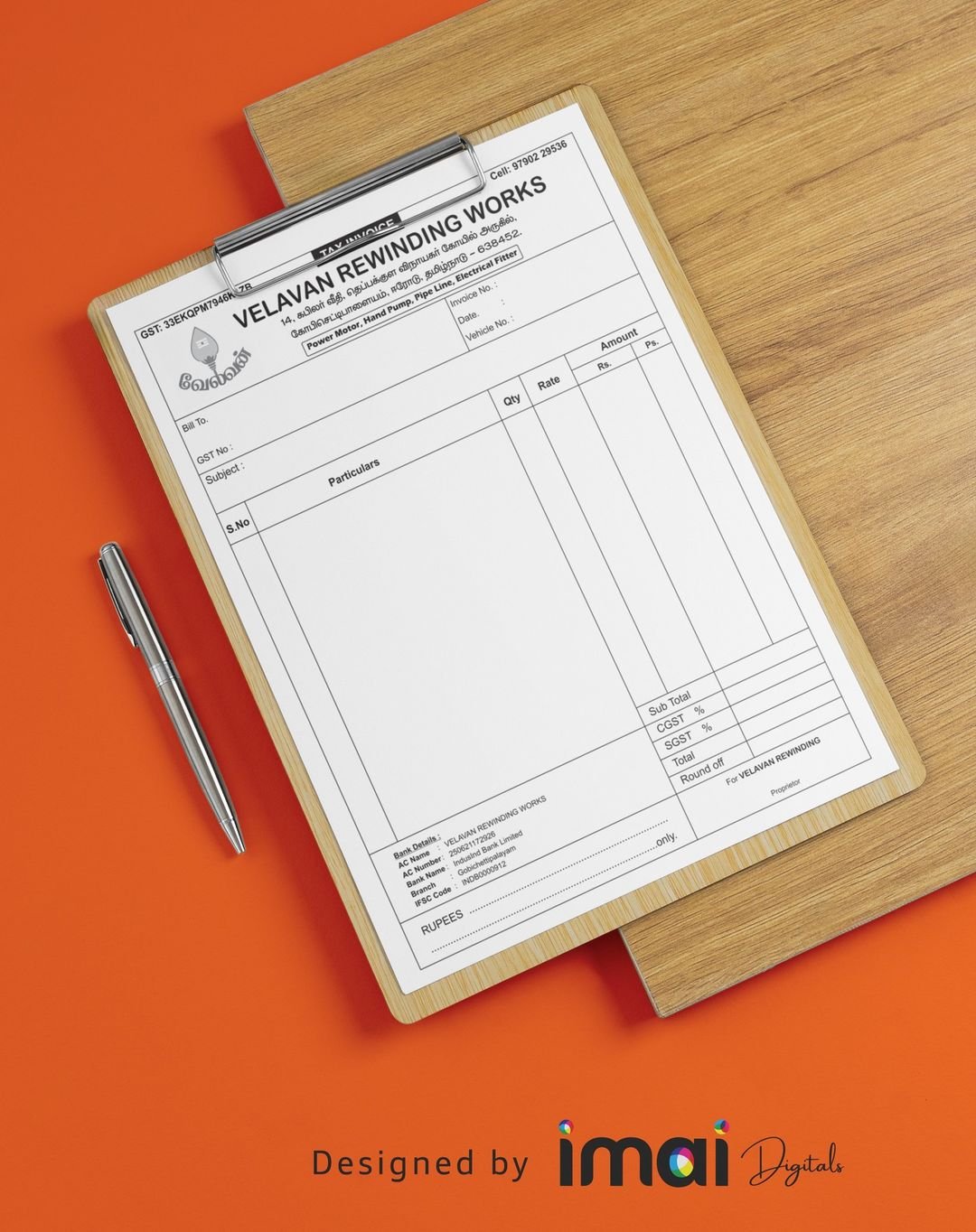 imai letter pad design