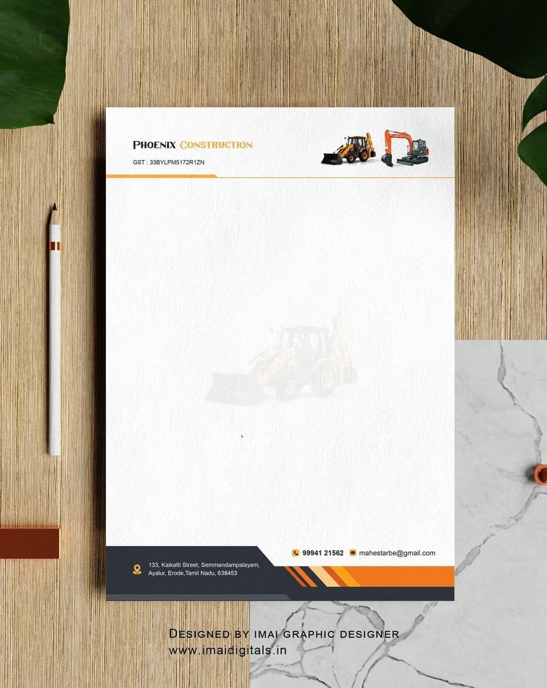 imai letter pad design